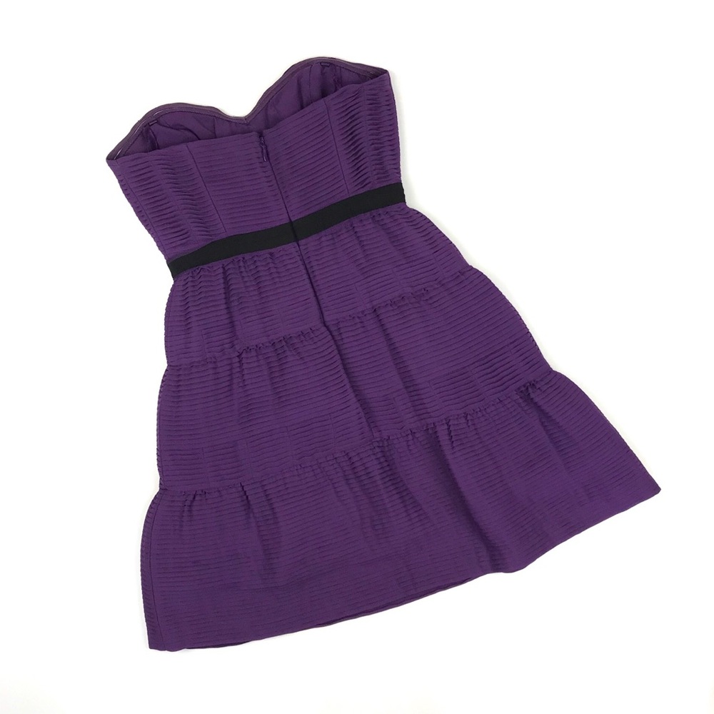 {BCBGMaxAzria} Woven Tiered Dress - Picture 6 of 8